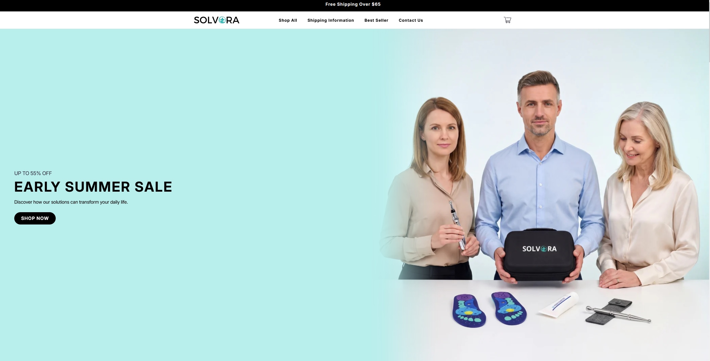 Solvora website preview 01